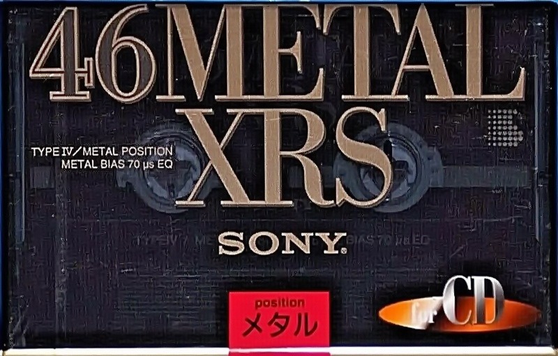 Compact Cassette Sony Metal-XRS 46 Type IV Metal 1994 Japan