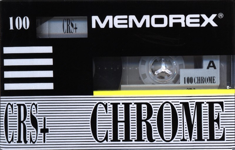Compact Cassette Memorex CRS+ 100 Type II Chrome 1991 Europe