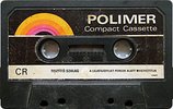 Compact Cassette Polimer "CR black" Cleaning Cassette 1976 Hungary