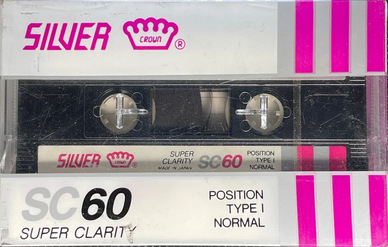 Compact Cassette Silver Crown SC 60 Type I Normal 1982 Japan