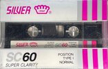 Compact Cassette Silver Crown SC 60 Type I Normal 1982 Japan