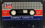 Compact Cassette Rite Aid 60 Type I Normal Hong Kong