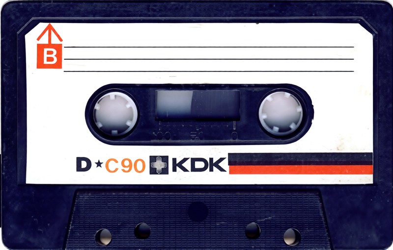 Compact Cassette KDK D 90 "black" Type I Normal 1973 Hong Kong