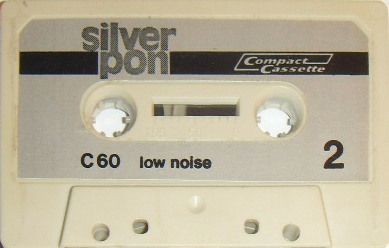 Compact Cassette:  Silver Pon -  60