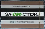 Compact Cassette TDK SA 90 Type II Chrome 1974 Europe, USA