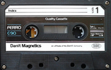 Compact Cassette Danit Magnetics 90 Type I Normal