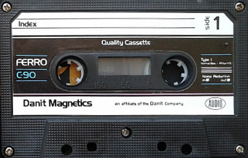 Compact Cassette: Unknown Danit Magnetics -  90