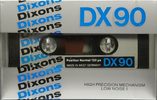 Compact Cassette Dixons DX 90 Type I Normal 1982 UK