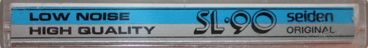 Compact Cassette Seiden SL 90 Type I Normal 1980 Japan