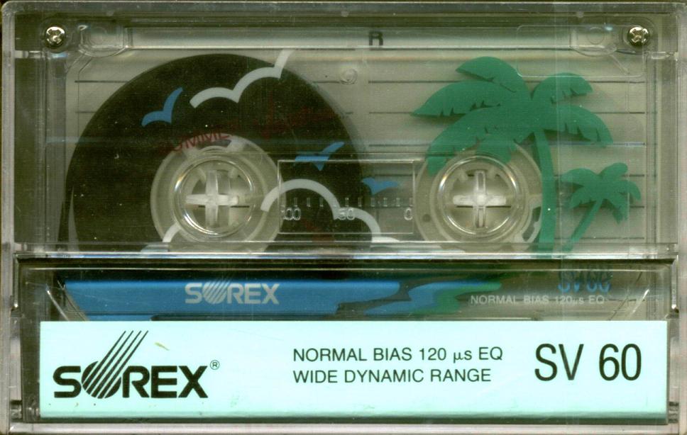 Compact Cassette Sorex 60 "SV Super Week-End" Type I Normal 1988 South Korea