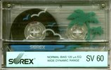 Compact Cassette Sorex 60 "SV Super Week-End" Type I Normal 1988 South Korea