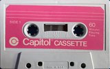 Compact Cassette Capitol Psychedelic Mushroom 60 Type I Normal 1969 USA