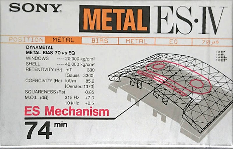 Compact Cassette: Sony  - Metal ES-IV 74