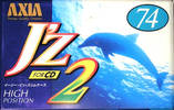 Compact Cassette AXIA J`z 2 74 "JZ2F 74" Type II Chrome 1996 Japan