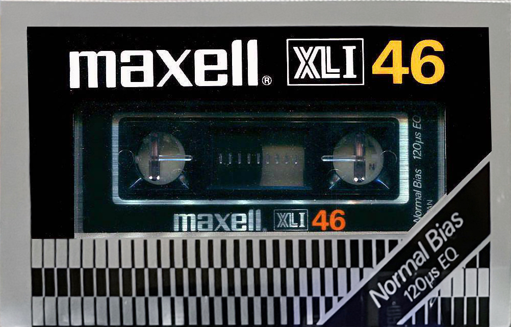 Compact Cassette Maxell XLI 46 Type I Normal 1978 Japan