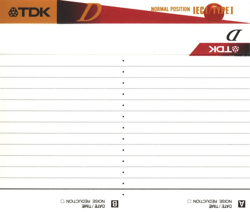 Compact Cassette: TDK  - D 46