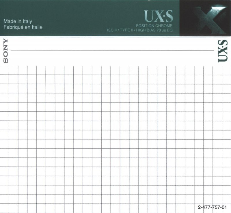 Compact Cassette: Sony  - UX-S 100