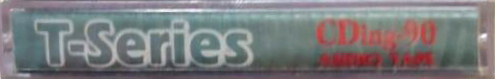 Compact Cassette T-Series CDing 90 Type I Normal 2000 India
