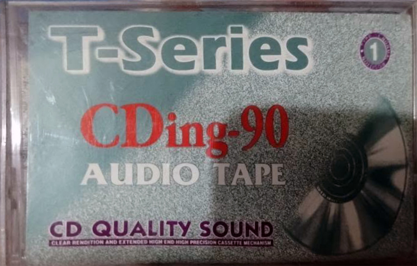 Compact Cassette T-Series CDing 90 Type I Normal 2000 India