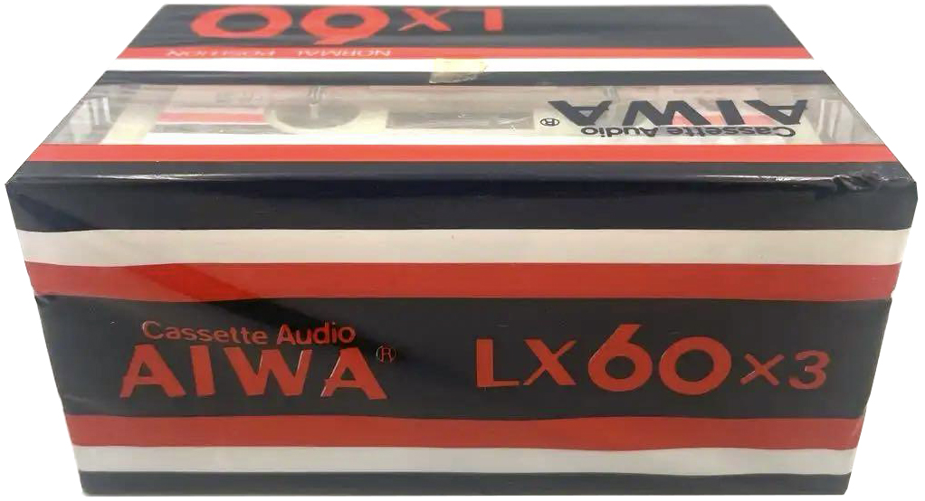 3 pack Aiwa LX 60 Type I Normal 1979 Japan