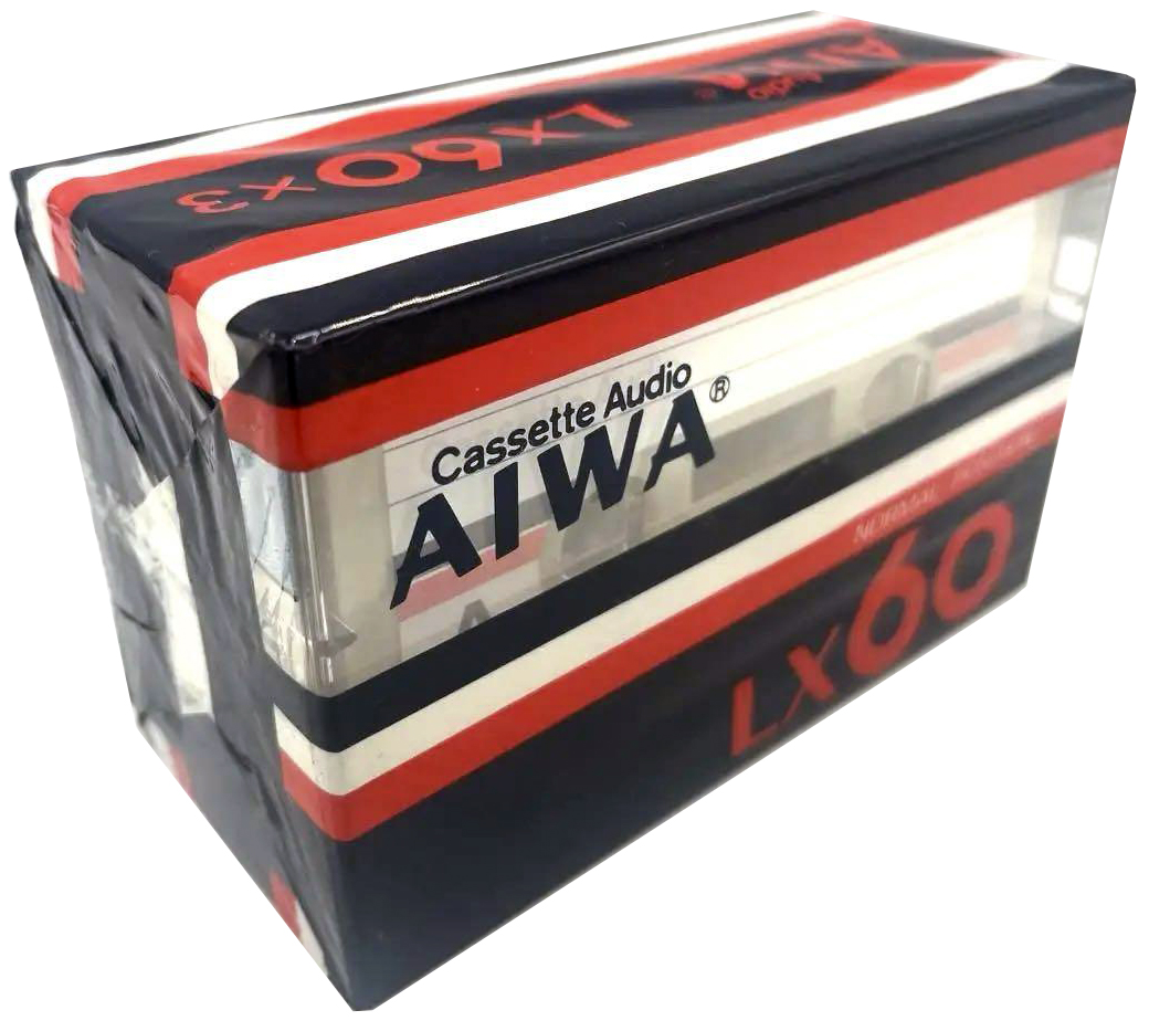 3 pack Aiwa LX 60 Type I Normal 1979 Japan