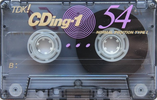 Compact Cassette TDK CDing 1 54 "CD1-54G" Type I Normal 1996 Japan