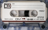 Compact Cassette Sony 30 "CD-801" Demonstration Tape 1971 Japan