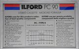 Compact Cassette Ilford PC 90 "Pure Chrome" Type II Chrome 1988 Europe