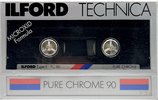 Compact Cassette Ilford PC 90 "Pure Chrome" Type II Chrome 1988 Europe