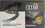 Compact Cassette Goldstar CRX 60 Type II Chrome 1991 North America