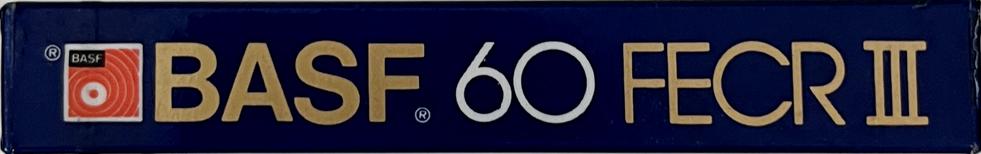 Compact Cassette BASF Ferrochrom 60 Type III Ferro Chrome 1981 Europe