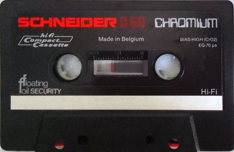 Compact Cassette Schneider 60 Type II Chrome 1976 Europe