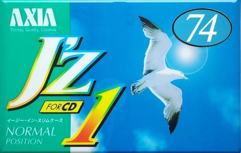 Compact Cassette AXIA J`z 1 74 "JZ1F 74" Type I Normal 1996 Japan