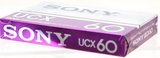 Compact Cassette Sony UCX 60 Type II Chrome 1982 North America