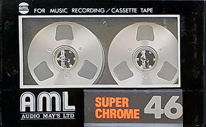 Compact Cassette AML Super Chrome 46 Type II Chrome 1985 Japan