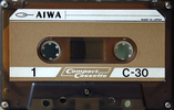 Compact Cassette Aiwa 30 Type I Normal 1968 Japan
