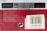 4 pack Sony SR 60 "4P5-60SR SF" Type I Normal 1991 Europe
