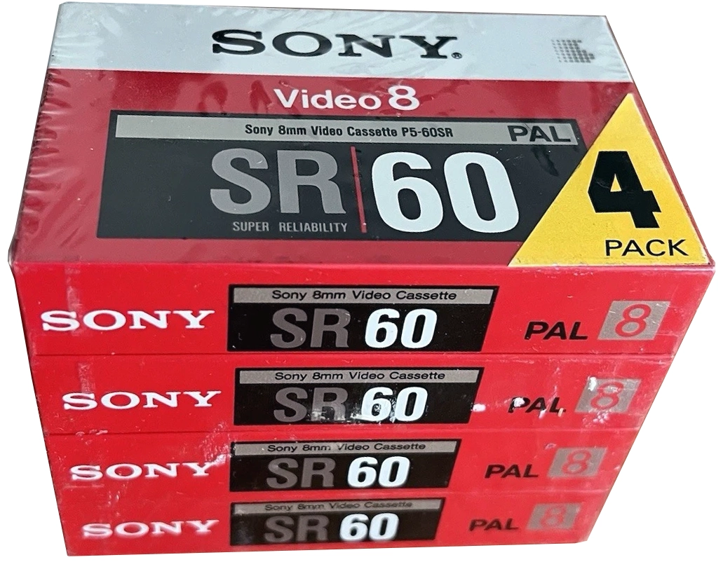 4 pack Sony SR 60 "4P5-60SR SF" Type I Normal 1991 Europe