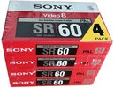 4 pack Sony SR 60 "4P5-60SR SF" Type I Normal 1991 Europe