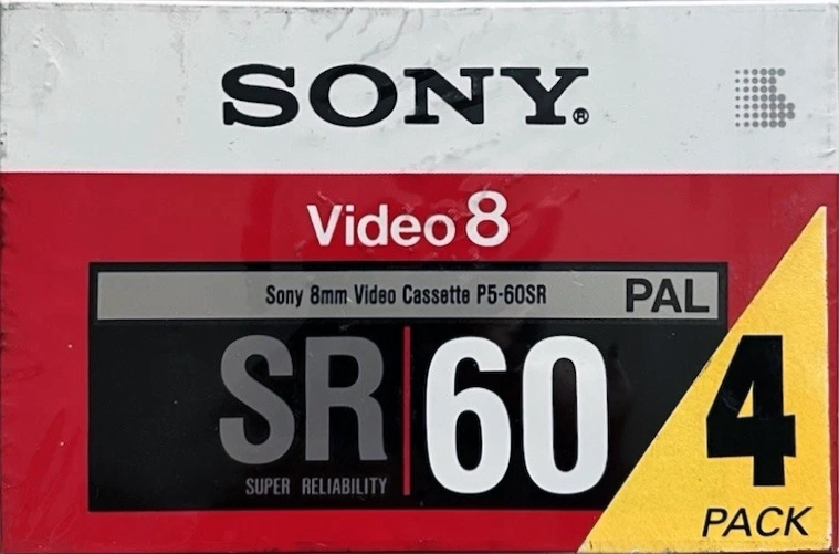 4 pack Sony SR 60 "4P5-60SR SF" Type I Normal 1991 Europe