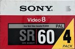 cover of Video8, Hi8, Digital8 Sony SR Type I Normal