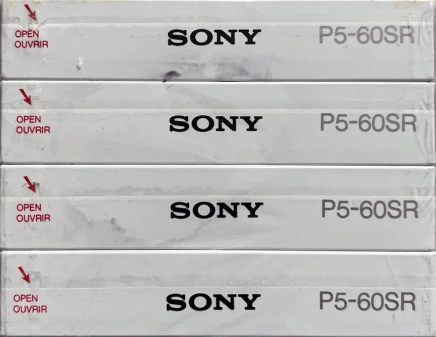 4 pack Sony SR 60 "4P5-60SR SF" Type I Normal 1991 Europe
