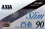 Compact Cassette AXIA PS-IIs 90 "PS-2S A 90" Type II Chrome 1990 Japan
