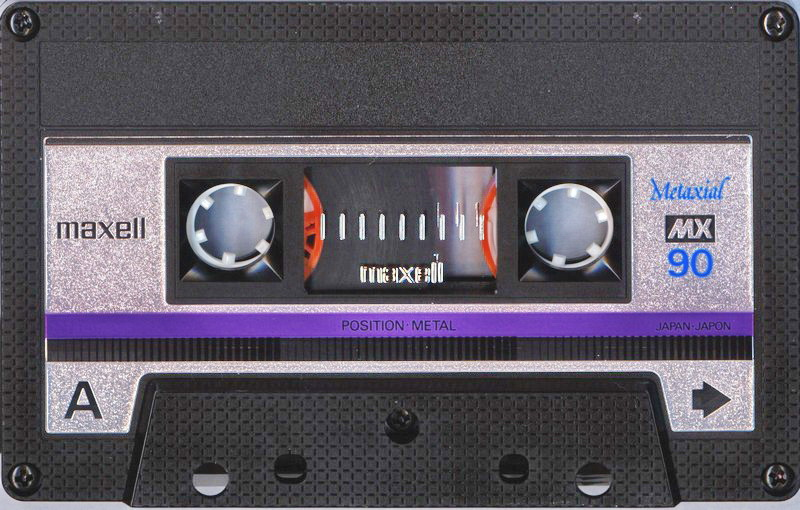 Compact Cassette Maxell MX 90 Type IV Metal 1982 USA