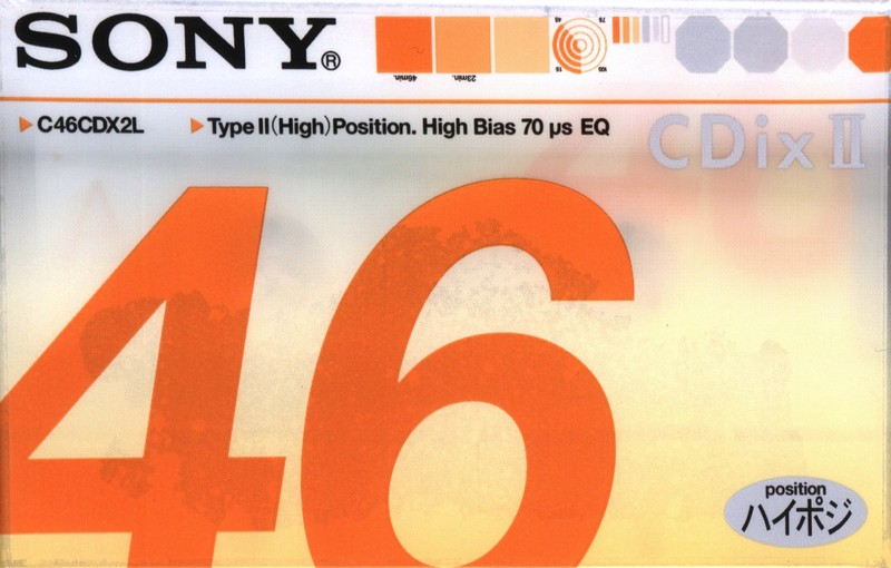 Compact Cassette: Sony  - CDix II 46