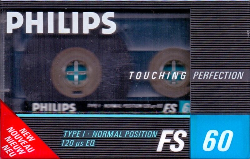Compact Cassette Philips FS 60 Type I Normal 1987 Europe