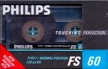 Compact Cassette Philips FS 60 Type I Normal 1987 Europe