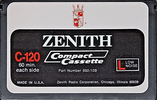 Compact Cassette Zenith L 120 Type I Normal USA