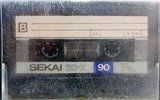 Compact Cassette Sekai SD-X 90 Type I Normal 1988 Latin America