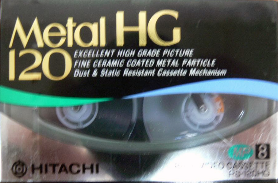 Video8, Hi8, Digital8 Hitachi 120 "Metal HG" Type IV Metal 1993 Japan